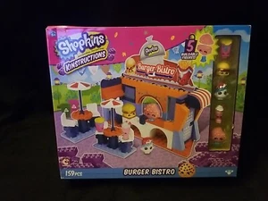 Shopkins Kinstructions Burger Bistro New Sealed Rare Figures 159 Pcs 2016 - Picture 1 of 5