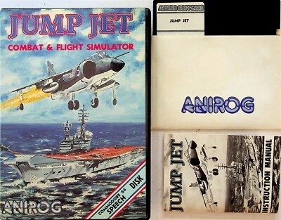 JUMP JET- Combat & Flight Simulator- Commodore 64 DISK Version BOXED Anirog - Image 1 of 3