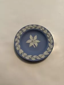 Vintage Keilholz blau & weiß Stechpalme Muster Platte klein - Bild 1 von 6