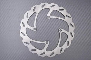 Front Wave Brake Fixed Disc SHURIKEN 250 mm KAWASAKI KX 125 2003-2005 - Picture 1 of 3