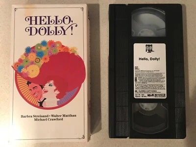 Hello, Dolly! (VHS, 1991) Barbra Streisand, Walter Matthau, Michael Crawford - Image 1 of 3