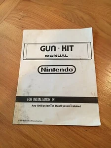 Gun Kit Game Installation In UniSystem DualSystem Cabinet Manual Nintendo 1985 - Picture 1 of 1