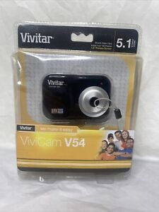 Vivitar Digital Camera 5.1 Mega Pixels for Photo and Video ViviCam V54 Black NIB