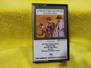 MOTT THE HOOPLE-ALL THE YOUNG DUDES-CBS-1972-CT 31750-VG++RARE-CASSETTE-C68 - Picture 1 of 10