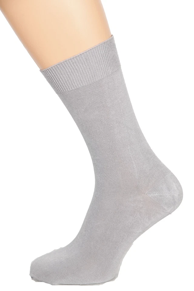 Calcetines suaves para hombre BestSockDrawer TAUNO gris bambú, talla 9-11 Foto 1 de 1