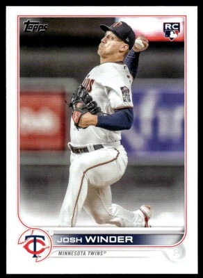2022 Topps Update ROOKIE Josh Winder Rookie Minnesota Twins #US6 R41 - Image 1 of 2