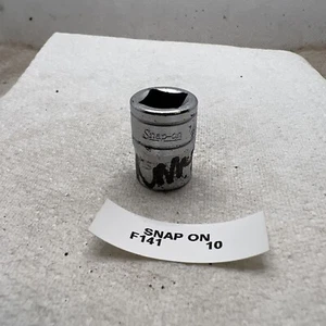 Snap-on 3/8" Antrieb 12-Punkt 7/16" F141 flache Steckschlüssel Vorbesitzer Markierungen - Bild 1 von 7