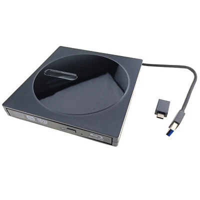 Combo Reproductor Bluray Externo USB 3.0 Laptop DVD CD RW Unidad Grabadora Adaptador USB-C Foto 1 de 4