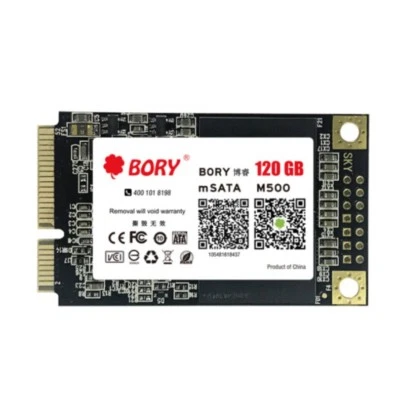 BORY MSATA PCI-E 120GB 120 GB MINI PCI-E Digital Flash SSD Storage Device - Image 1 of 4