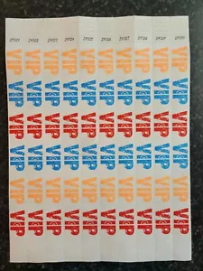 100 BRACCIALETTI VIP MULTICOLORE TYVEK 3/4", BRACCIALETTI DI CARTA, BRACCIALE EVENTO - Foto 1 di 1