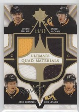 2020 Ultimate Collection Quad Materials /99 Evgeni Malkin Jared McCann #QM-MLMG
