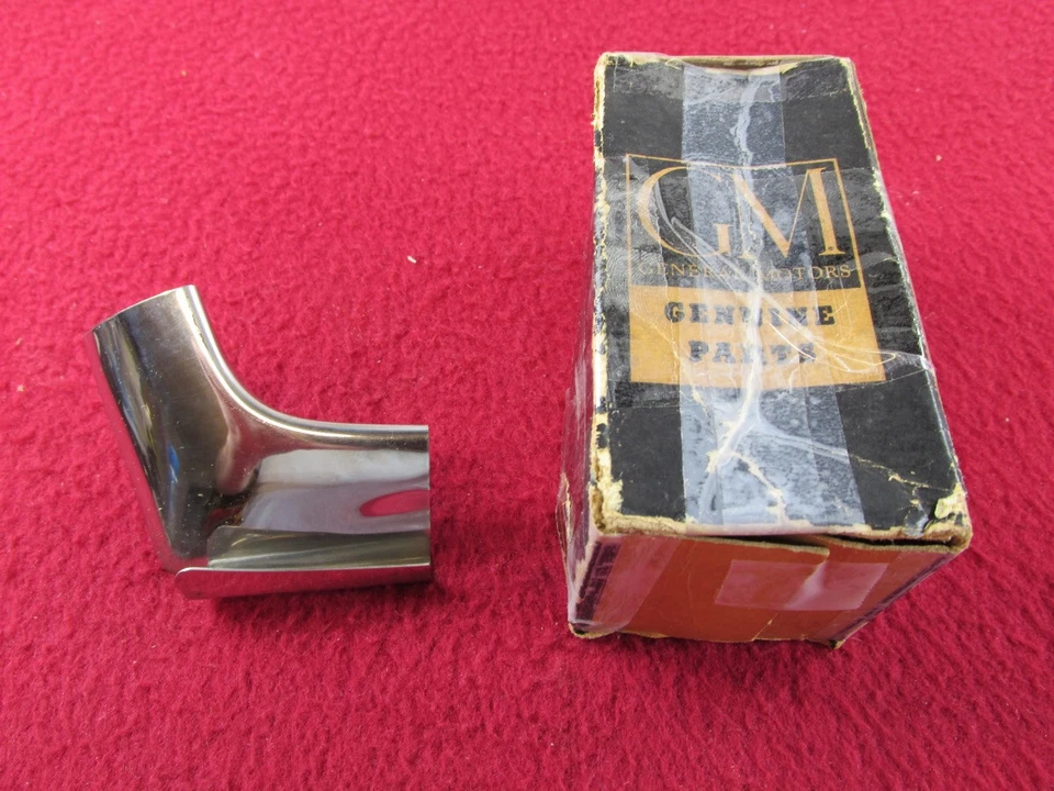 NOS 1958 雪佛兰 IMPALA BELAIR 运动 PONTIAC STAR CHIEF ROOF DRIP 模塑铬 — 第 1/4 张图片