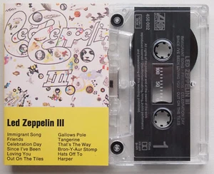 LED ZEPPELIN - III (ATLANTIC 7567815274) EUROPE CASSETTE REISSUE - NO BARCODE - Picture 1 of 3