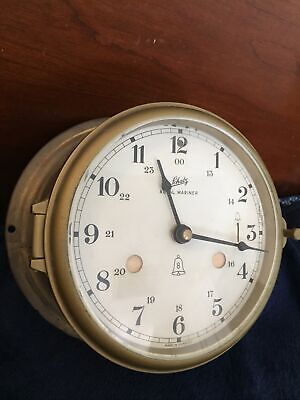 Vintage Schatz Royal Mariner Brass Ships Clock  • 74.99$