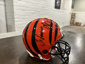 CHAD JOHNSON SIGNED AUTO CINCINNATI BENGALS RIDDELL MINI HELMET - Picture 1 of 7