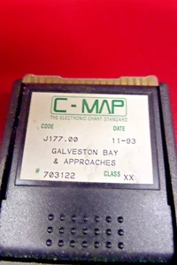 C-MAP Galveston Bay & Approaches J177.00 11-93 703122 CLASS XX - Imagen 1 de 4