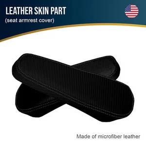 Fits 2001-2006 Honda CR-V Carbon Seat Armrest Cover Black - Picture 1 of 10
