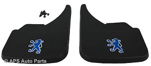 Universal Car Front Rear To Fit Peugeot Logo 207 208 306 307 Mud Flaps Guard - Picture 1 of 3