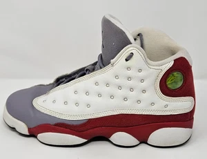Size 7Y - Nike Air Jordan 13 Retro GS 2014 Grey/Red 414574-126 Sneaker Shoe - Picture 1 of 8