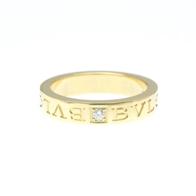 Anillo Bvlgari Doble Logo Oro Amarillo (18K) Moda Diamante Banda Ri... BF586675 Foto 1 de 4