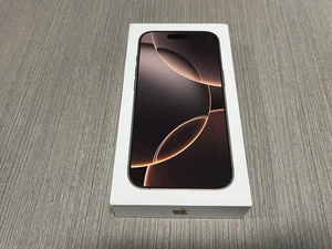 Apple iPhone 16 Pro Max Desert Titanium 512GB - Empty Box ONLY - Photo 1 sur 4