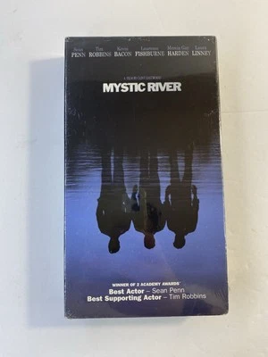 MYSTIC RIVER VHS Penn, Robbins, Bacon, Fishburne 2003 Video Tape New Sealed - Image 1 of 4