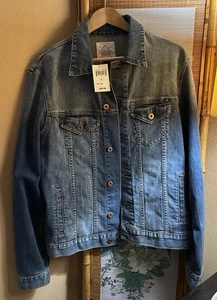 Lucky Brand Mens Denim Jacket Blue Jean Lakewood Size XL NWT - Picture 1 of 11