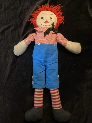 Винтажная кукла Raggedy Andy 22 дюйма - Изображение 1 из 4