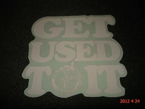 1 AUTHENTISCHE SUBROSA BMX BIKES "GEWÖHNEN SIE SICH DARAN" AUFKLEBER / DECAL #3 - Bild 1 von 1