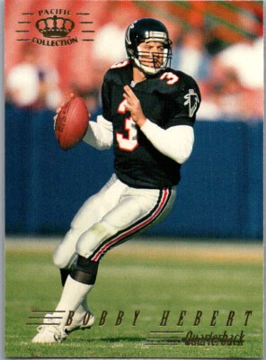 # 291 Bobby Hebert Atlanta Falcons 1994 Pacific - Image 1 of 2
