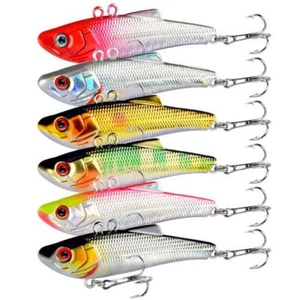 6PCS Fishing Lures VIB Crankbaits 7g Minnow Swim Bass Wobbler Hard Pike Trout - Picture 1 of 9