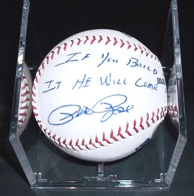 PSA DNA Signed Pete Rose Auto Inscribed "If you build it he will come" Baseball - Image 1 of 4
