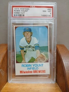 1975 Hostess - PSA 8 Hand Cut Robin Yount (RC) - Picture 1 of 2