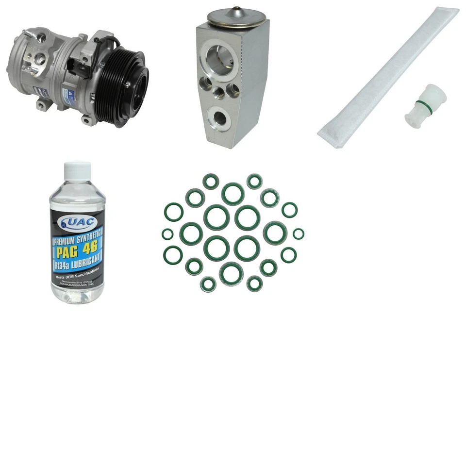 Kit de compresor de aire acondicionado UAC para Ram 3500 2014-2018 6,7 L L6 diésel turboalimentado Foto 1 de 1