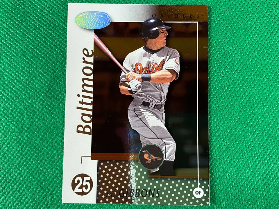 2002 Leaf Certified #136 Jay Gibbons Baltimore Orioles - Image 1 of 1