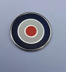 RAF Roundel Small Badge Enamel Pin Badge Scooters Mods SKA Oi! - Picture 1 of 1