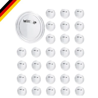 30-teiliges Buttons Selber Machen, 60mm Transparente Button Pins Abzeichen fü... - Bild 1 von 4