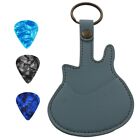 Keychain Guitar Plectrums Bag Picks Pouch Guitar Strap Guitar Picks Carrying Bag