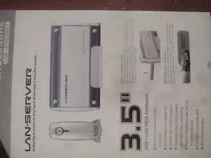 Vintage POWMAX DX-3535-BU (BLUE) Aluminum 3.5" IDE USB & Ethernet LAN Server - Picture 1 of 2