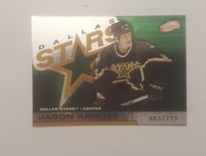 2002-03 ATOMIC JASON ARNOTT NON DIE CUT PARALLEL /775 FREE COMBINED SHIPPING