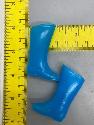 Mego Repro Blue Boots Shoes Batman WGSH DC World's Greatest Super Hero - Image 1 of 2
