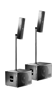 FBT Audio Vertus CS1000 Pair Package Compact Line Array Integrated System - Picture 1 of 9