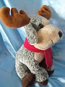 Plush Stuffed 12" Moose Animal - Picture 1 of 5