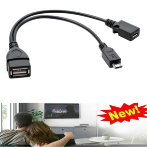 USB Port OTG Cable Adapter f Firestick 4K Fire Stick Amazon TV USB add Keyboard - Picture 1 of 12