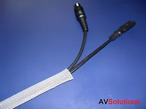 B&O Cable Tidy Sock Sleeve per Bang & Olufsen Grigio Chiaro Piccola Qualità - 3 M - Foto 1 di 24