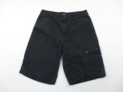 Pantalones Cortos Vans Cargo Para Hombre 28 Negros Informales Exterior Algodón Bolsillos Lona Foto 1 de 4