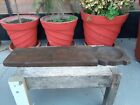 Antique Old Wooden Kitchen Hand Crafted Chopping Cutting Board Without Knife