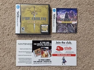 VGC Fire Emblem Shadow Dragon Nintendo DS Complete CIB Authentic USA FE NTSC-U - Picture 1 of 8