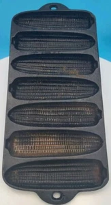 Wagner Ware Sidney-O Junior Krusty Korn Kobs Cast Iron Cornbread Pan 1319 - Picture 1 of 5