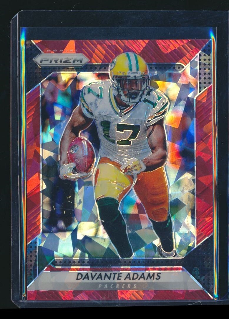 2016 PRIZM RED ICE /75 DAVANTE ADAMS PACKERS